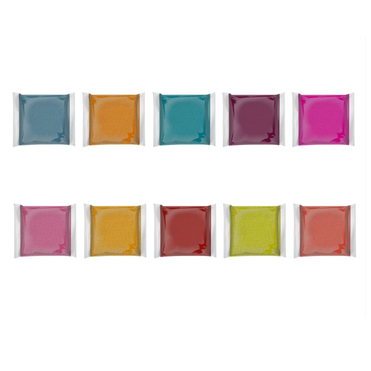 Colour Rangoli Powder Set (Pack of 10)
