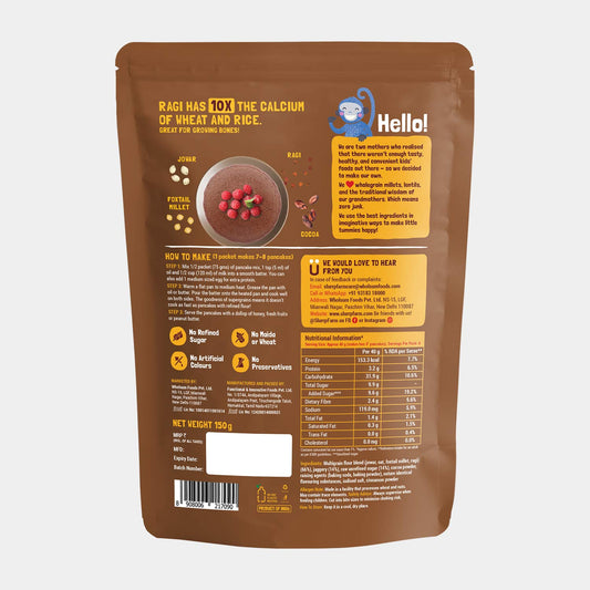 Millet Pancake Mix (Chocolate) - Slurrp Farm