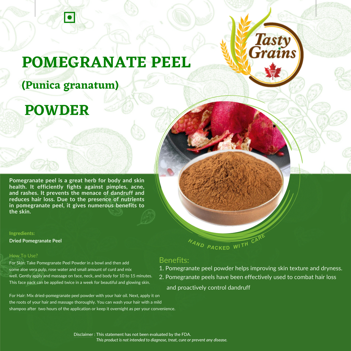 Pomegranate Peel Powder