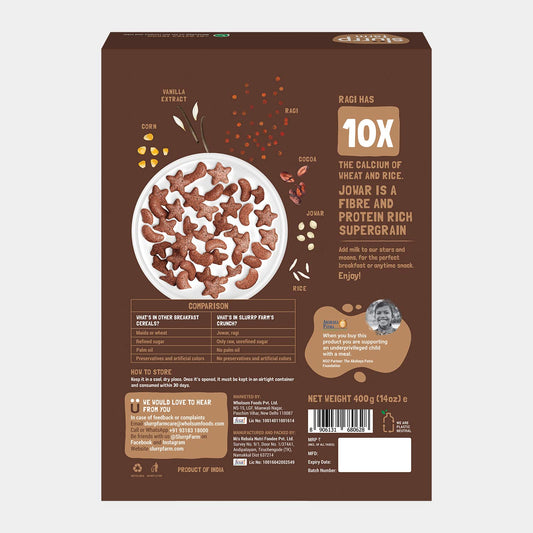 Ragi Choco Crunch (Breakfast Cereal) - Slurrp Farm