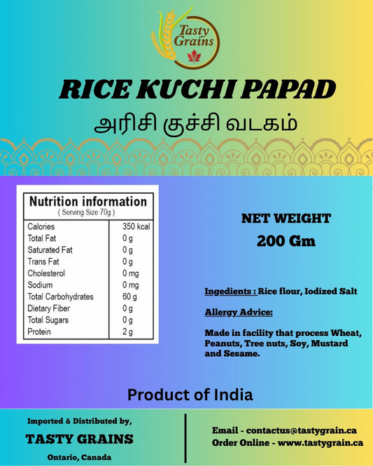Rice Kuchi Papad