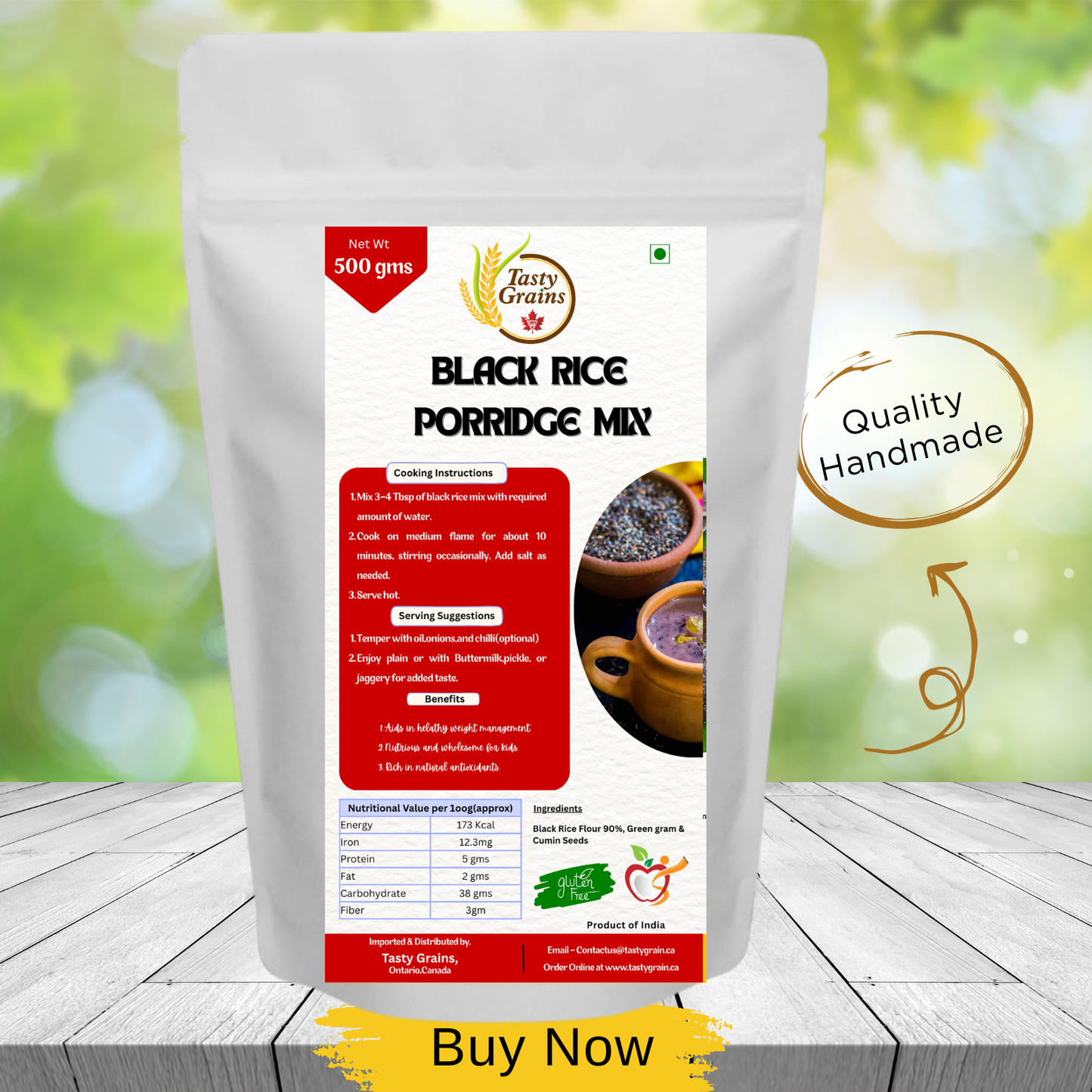 Black Rice (Karuppu Kavuni) Kanji Mix