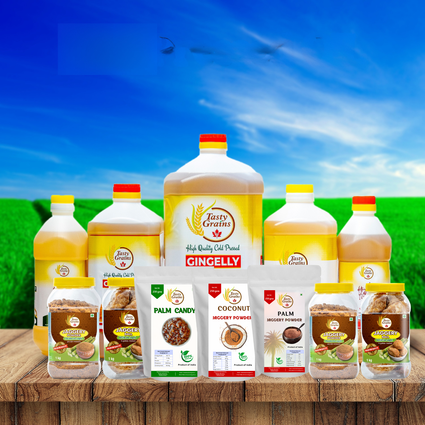 Oil,Essentials & jaggery