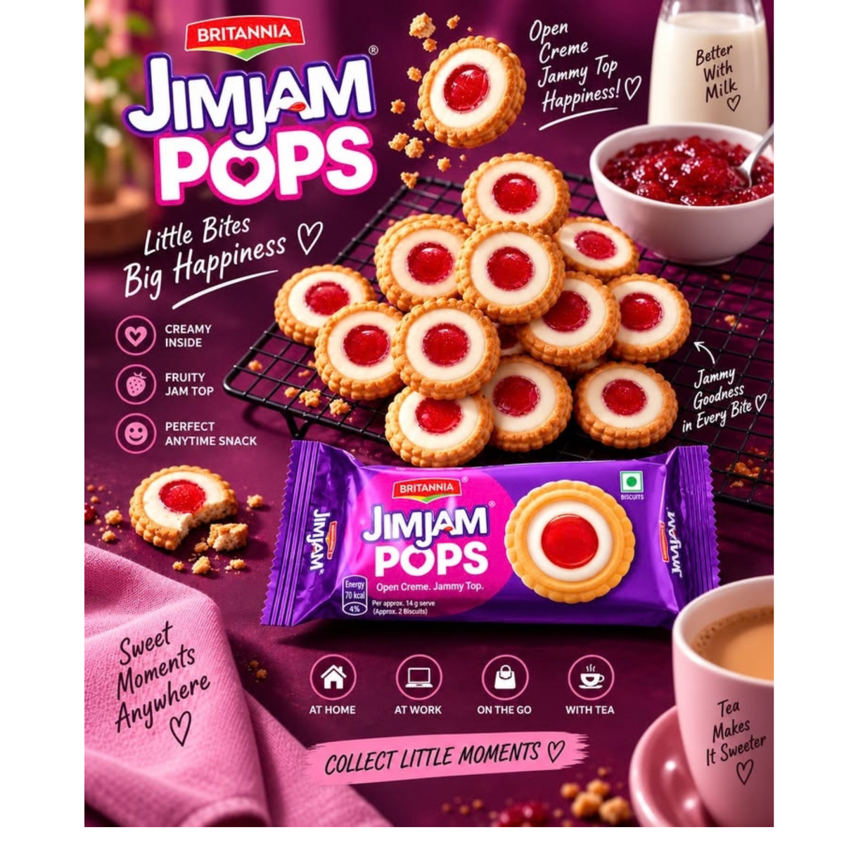 Jim jam pops 70g