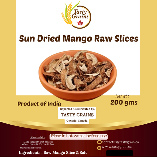 Sun dried Raw mango slices(Manga Vathal)