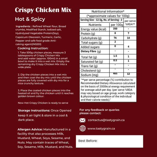 Crispy Chicken Mix