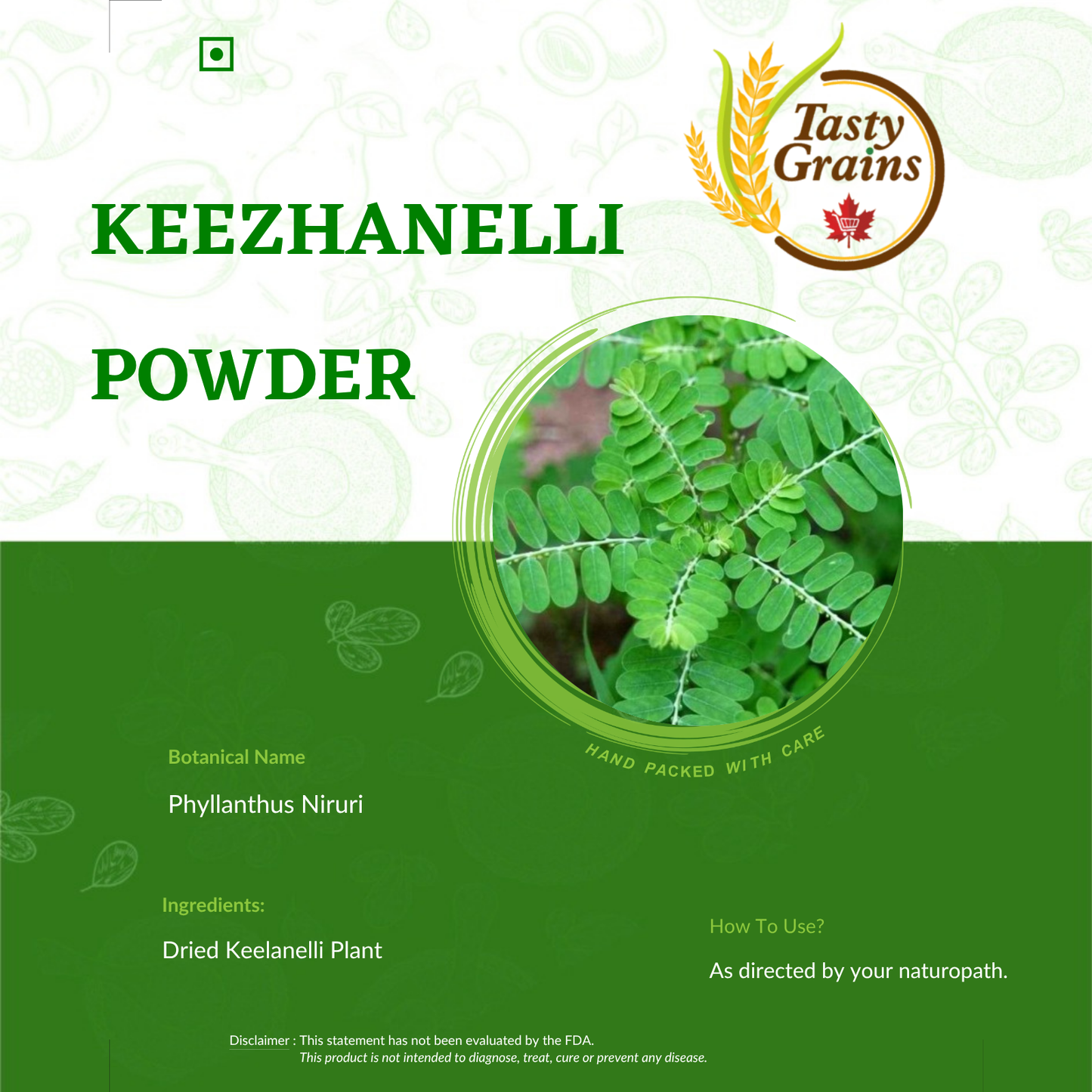 Bhumi Amla/Keezhanelli Powder