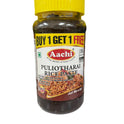 Aachi puliyotharai & tomato garlic