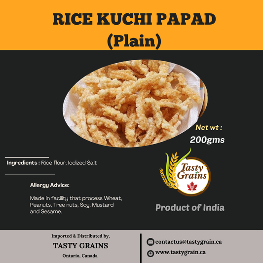 Rice Kuchi Papad - Plain