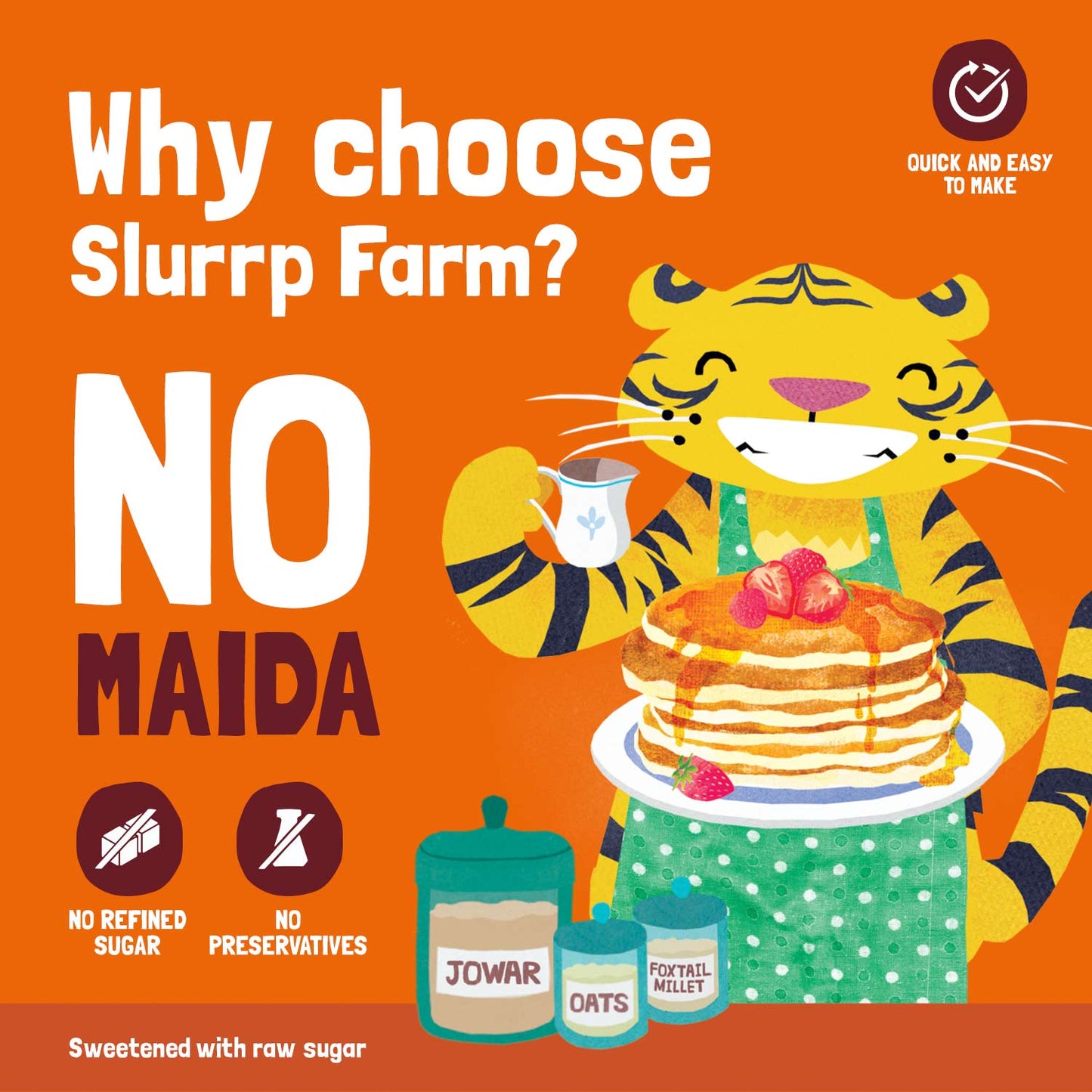 Millet Pancake Mix (Classic) - Slurrp Farm