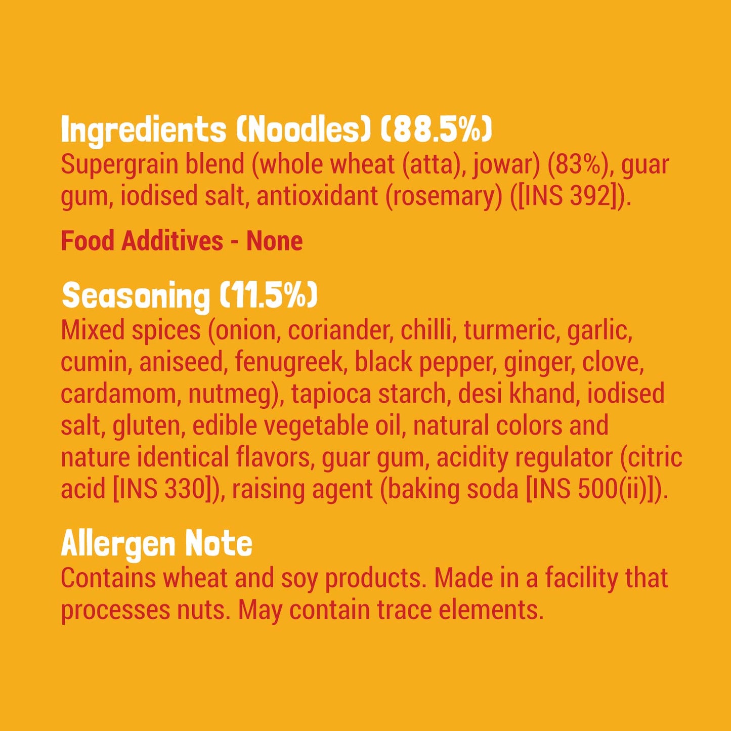 Millet Hakka Noodles (classic masala) - Sluurp Farm