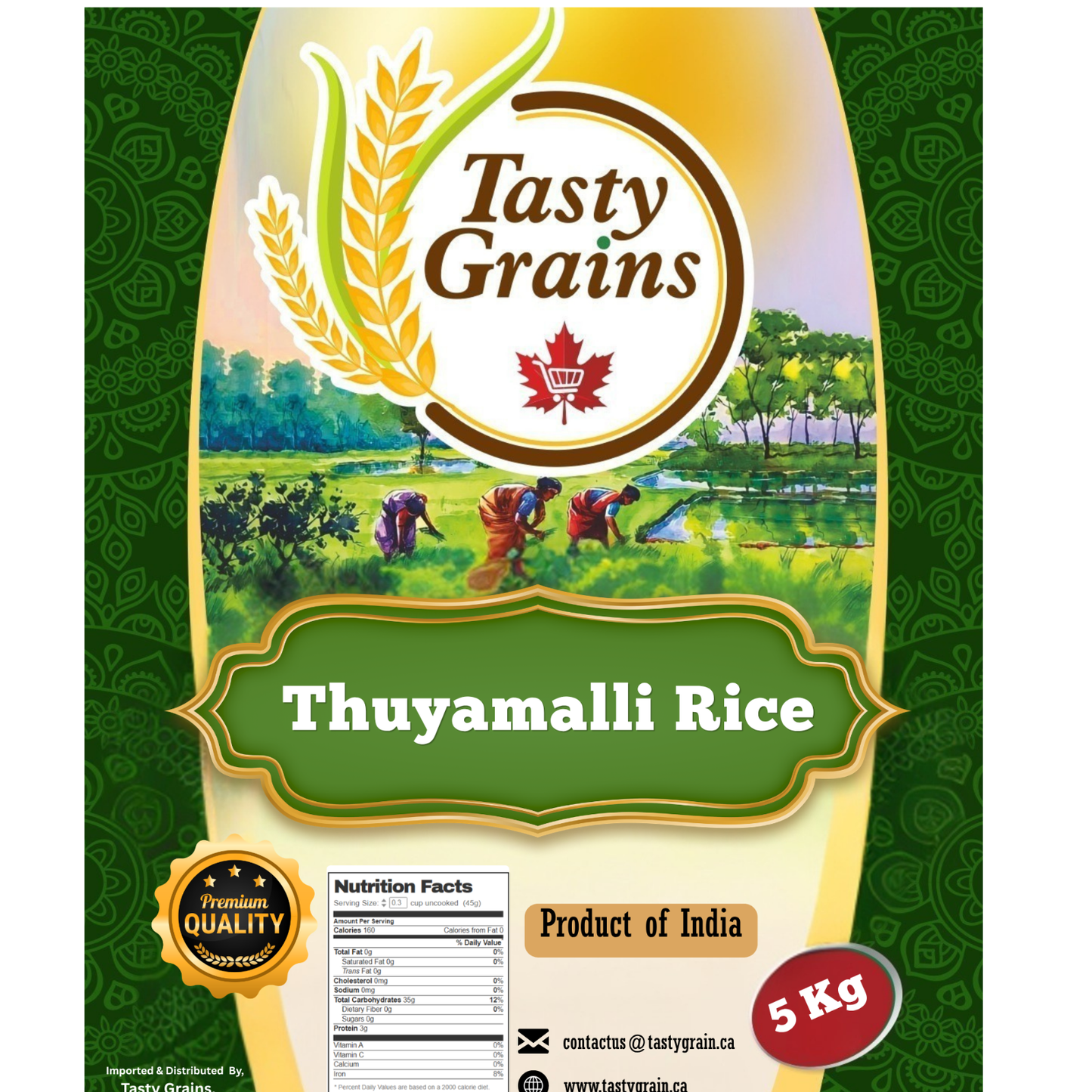 Thuyamalli Rice(Pure Jasmine Rice)
