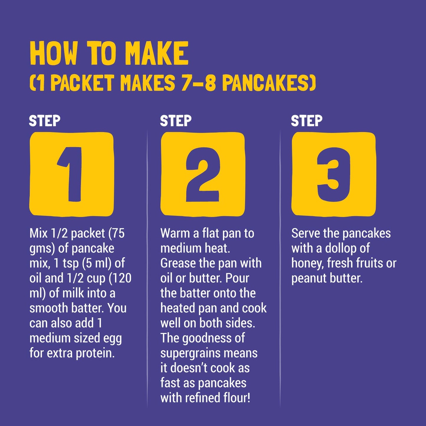 Millet Pancake Mix (Blueberry) - Slurrp Farm