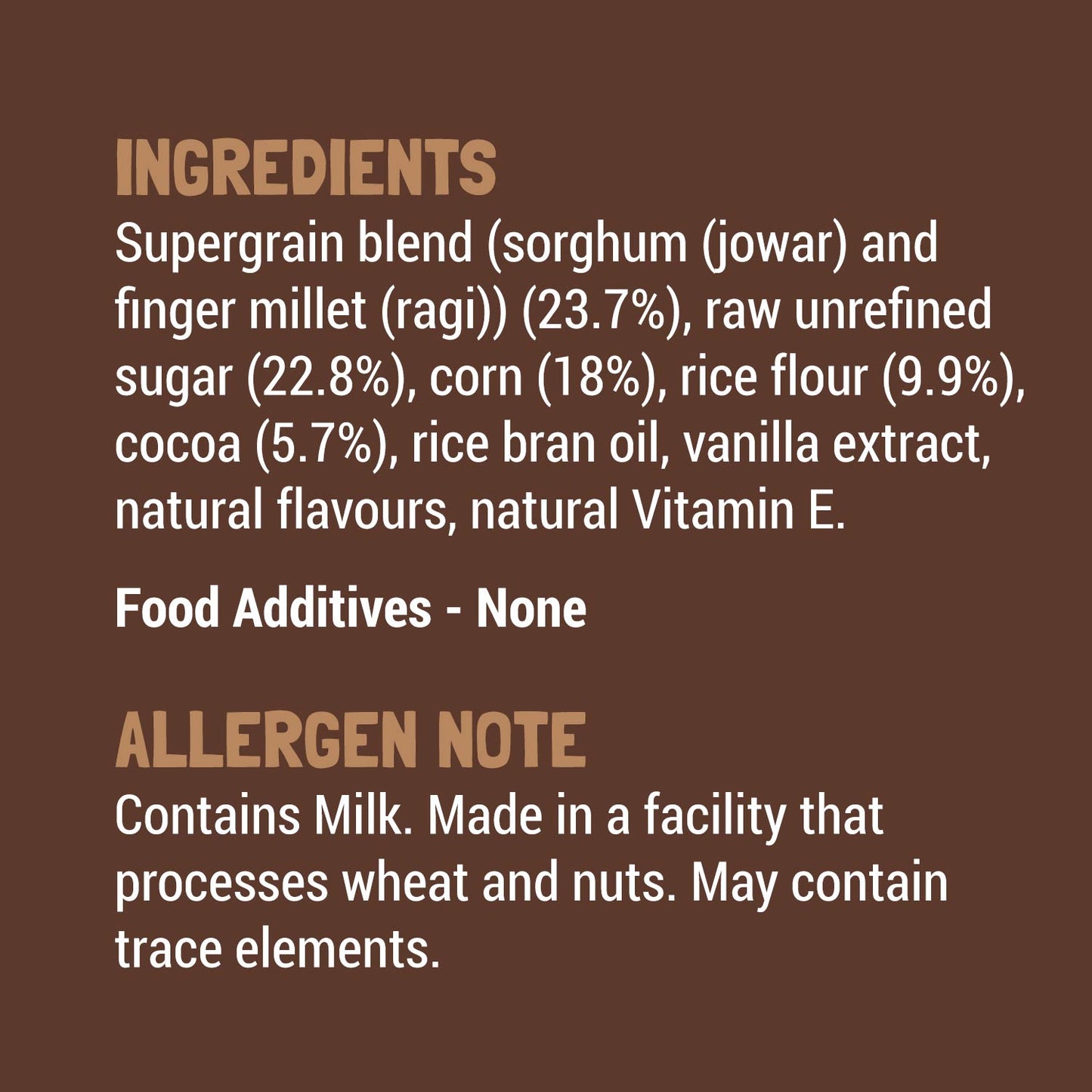 Ragi Choco Crunch (Breakfast Cereal) - Slurrp Farm
