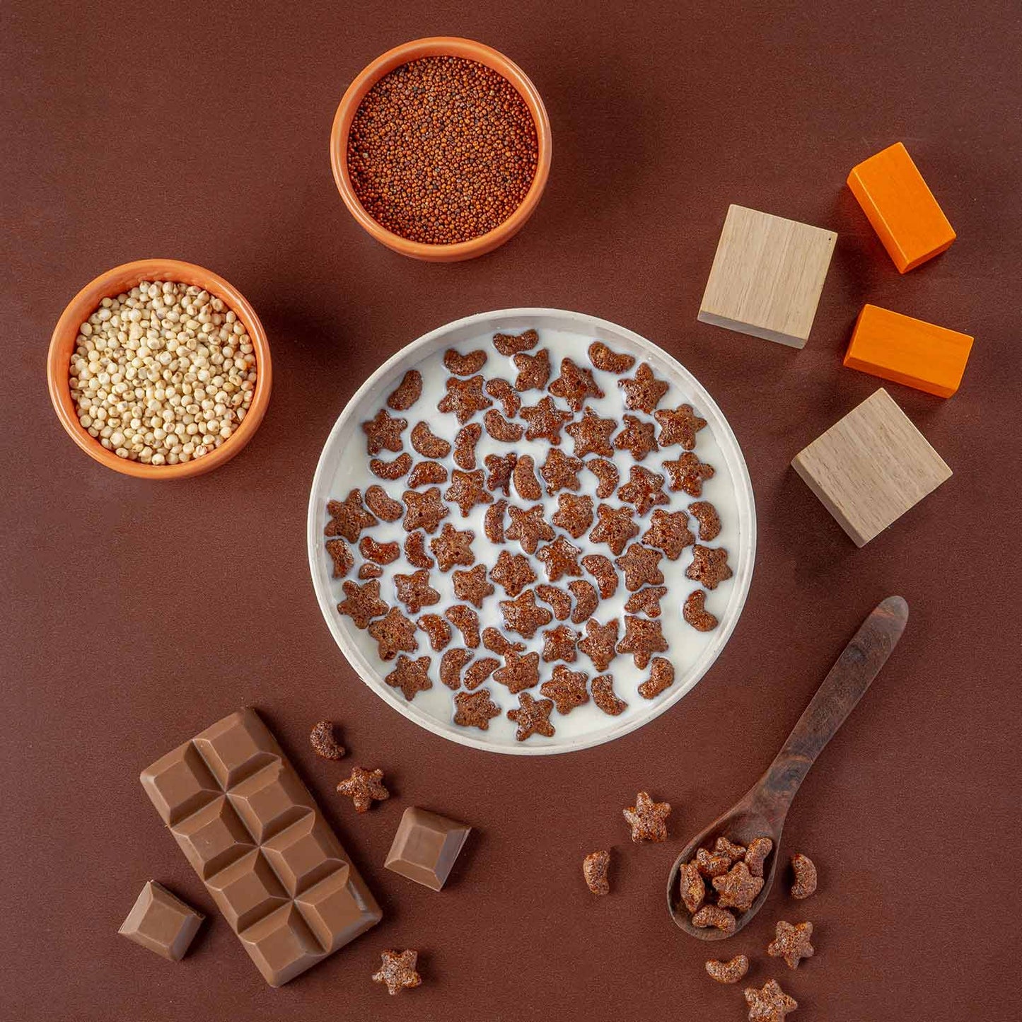 Ragi Choco Crunch (Breakfast Cereal) - Slurrp Farm