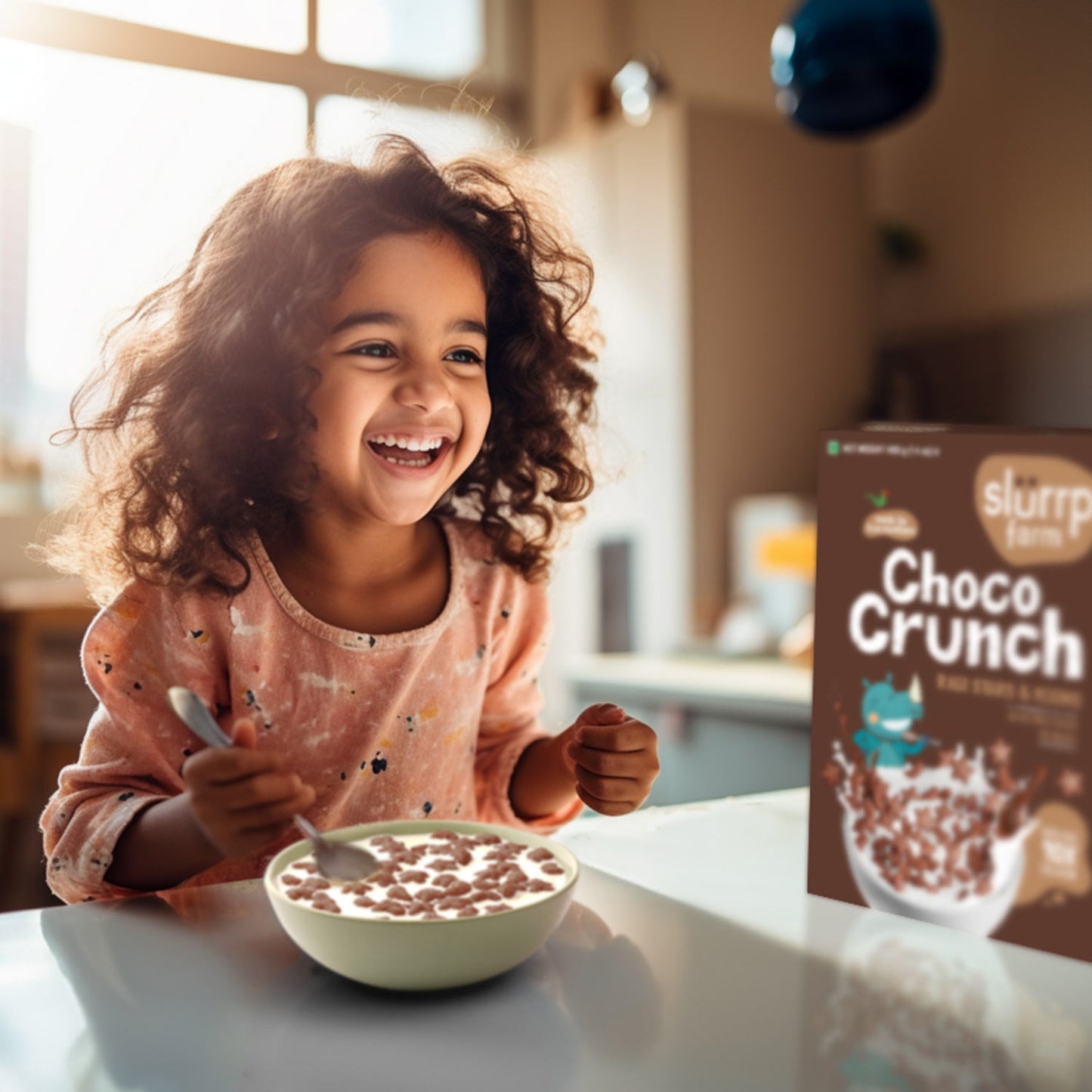 Ragi Choco Crunch (Breakfast Cereal) - Slurrp Farm