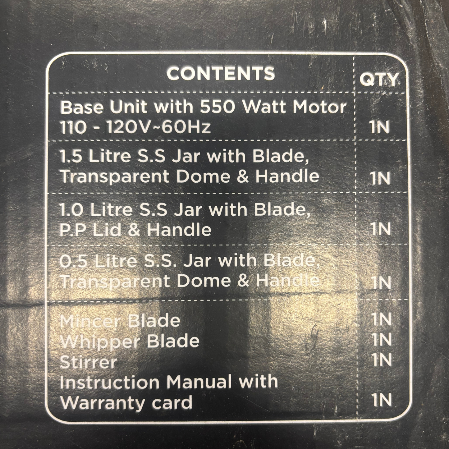 STEELE 110V MG-PREETHI