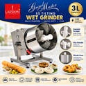 Laxmi 3L Tilting Wet Grinder – 110V