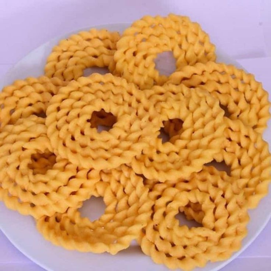 Kai Murukku/Hand-Twisted South Indian Snack