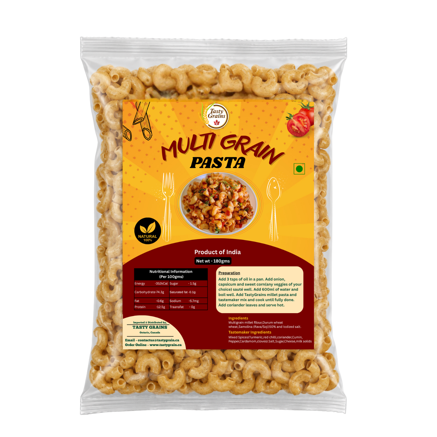 Multigrain Millet Pasta